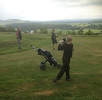 Young golfers in the making at West Wilts GC